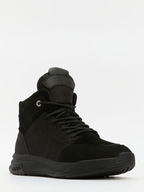 Мужские высокие кроссовки TENDANCE, Артикул AQ-618007-01, черный | 3776839. Ракурс 3