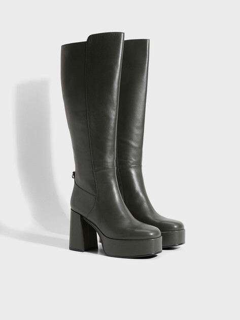 Женские сапоги TENDANCE, Артикул PZ235216-7, темно-зеленый | 3779010. Ракурс 3