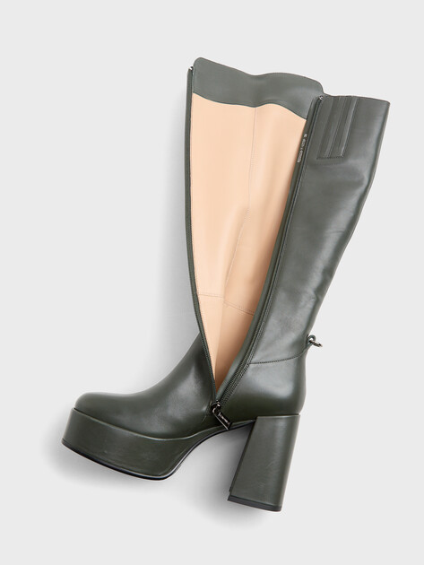 Женские сапоги TENDANCE, Артикул PZ235216-7, темно-зеленый | 3779010. Ракурс 5
