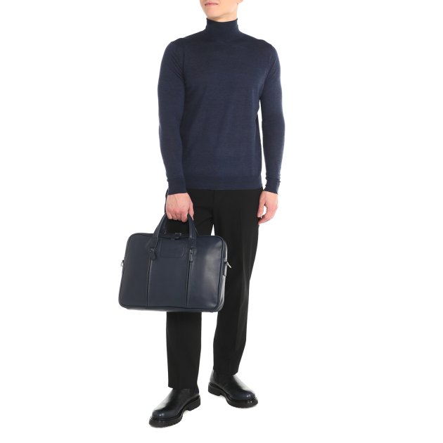 Мужская водолазка MAISON DAVID, Артикул 2023-014M, темно-синий | 3779724. Ракурс 6