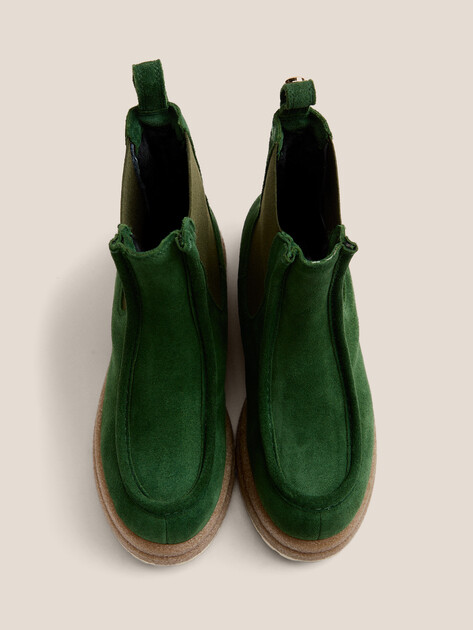 Женские челси FURLA, Артикул YH35GLI, темно-зеленый | 3780354. Ракурс 5