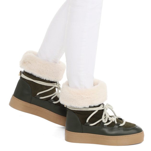 Женские полусапоги FURLA, Артикул YH36SKI, темно-зеленый | 3780364. Ракурс 4