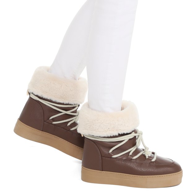 Женские полусапоги FURLA, Артикул YH36SKI, темно-коричневый | 3780368. Ракурс 4