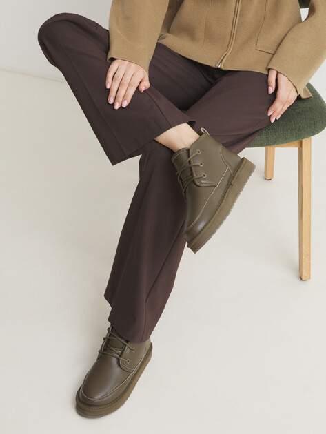 Женские ботинки TENDANCE, Артикул KX-B015, хаки | 3782142. Ракурс 2