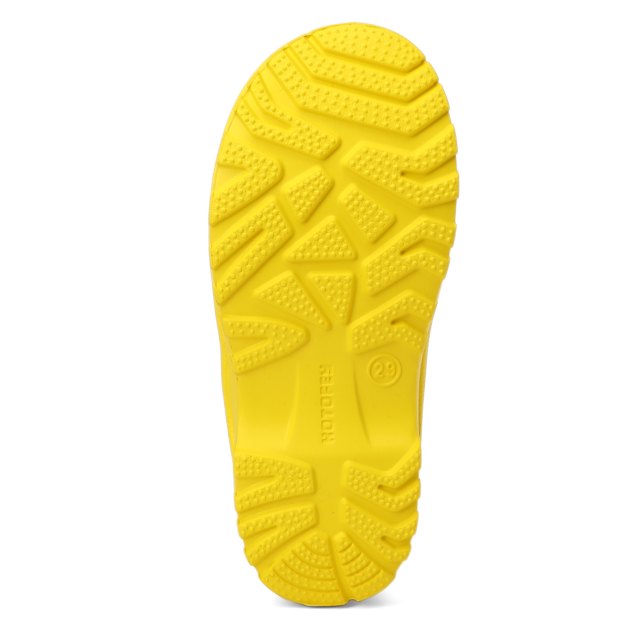 Детские резиновые сапоги КОТОФЕЙ, Артикул 565127-19, желтый | 3782694. Ракурс 3
