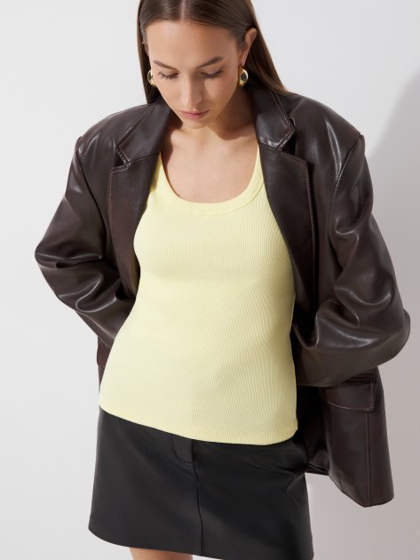 Женская майка CALZETTI KATERINA-2, Артикул KATERINA-2, сливочный | 3783870. Ракурс 5