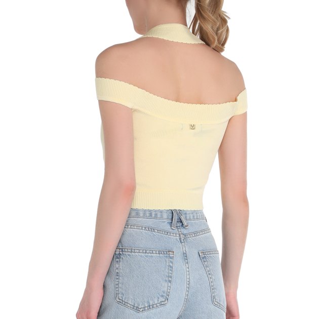 Топ MARCIANO BY GUESS JUSTINE SWEATER TOP, Артикул 3GGR125036Z, сливочный | 3783881. Ракурс 2