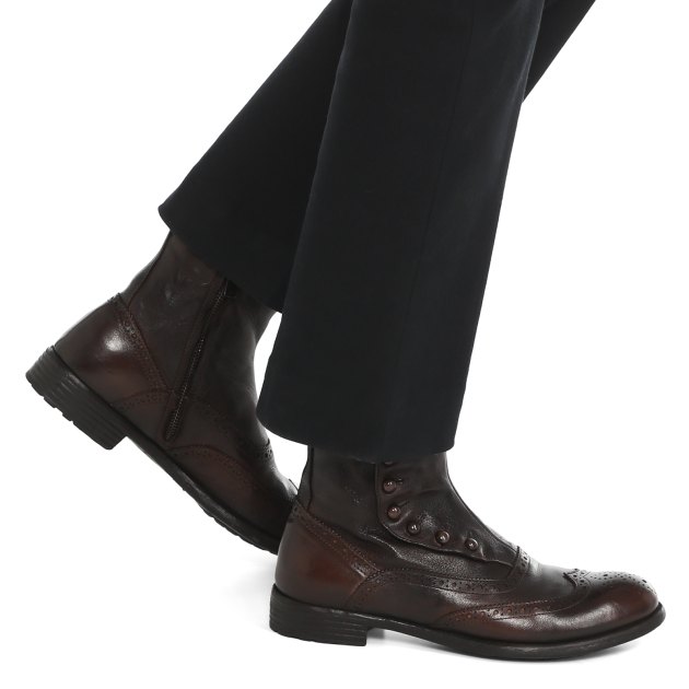 Женские ботинки OFFICINE CREATIVE, Артикул MARS/157, темно-коричневый | 3787145. Ракурс 4