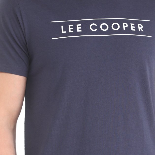 Мужская футболка LEE COOPER LC LEELAND TEE, Артикул MT2A122133BSLC2, серо-синий | 3790688. Ракурс 3
