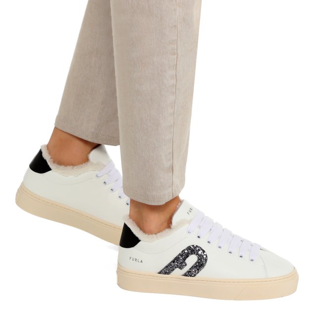 Женские кеды FURLA, Артикул YH26FJO, белый | 3791166. Ракурс 4
