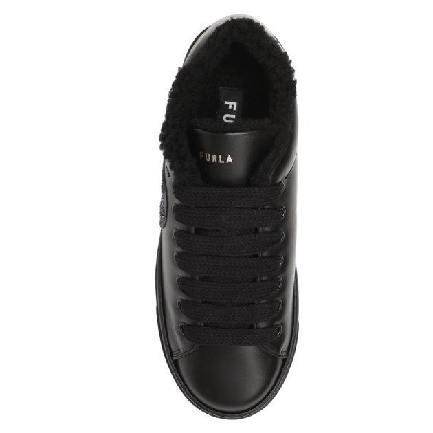 Женские кеды FURLA, Артикул YH26FJO, черный | 3791167. Ракурс 2