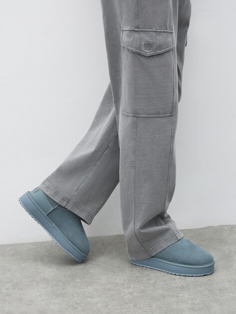 Женские угги TENDANCE, Артикул IM-RDV51, серо-голубой | 3793375. Ракурс 6