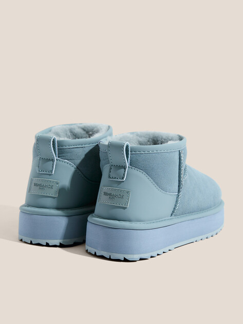 Женские угги TENDANCE, Артикул IM-RDV51, серо-голубой | 3793375. Ракурс 5