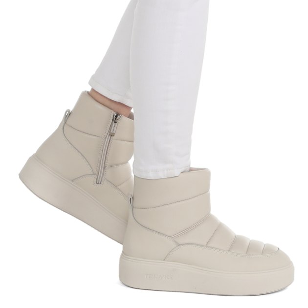 Женские дутики TENDANCE, Артикул HC2212-5, молочно-белый | 3795609. Ракурс 4