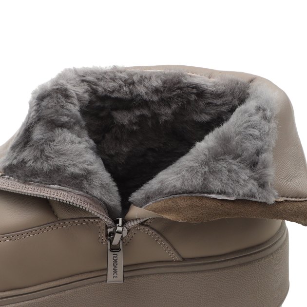 Женские дутики TENDANCE, Артикул HC2212-5, серо-бежевый | 3795610. Ракурс 2