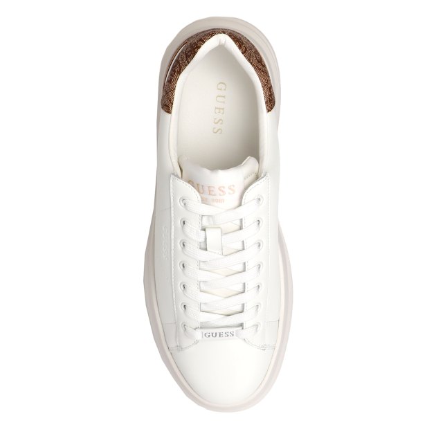 Мужские кеды GUESS ELBA, Артикул FMPVIBLEA12, белый | 3796775. Ракурс 2