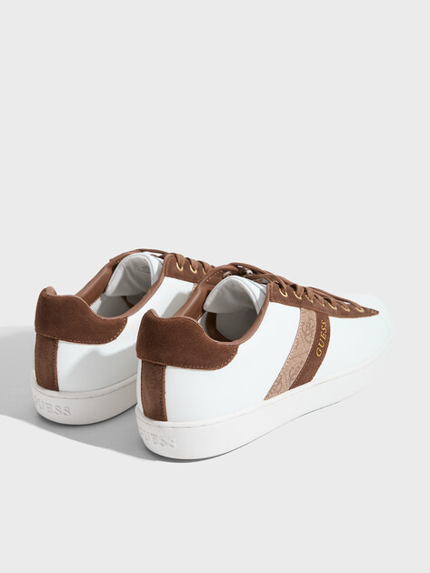 Мужские кеды GUESS NOLA II, Артикул FMPNOILEL12, белый | 3796782. Ракурс 6