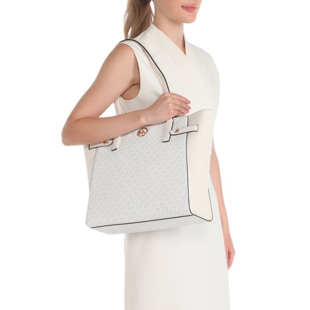 Женский тоут MICHAEL KORS CARMEN, Артикул 35S2GNMT3B, молочно-белый | 3798760. Ракурс 6