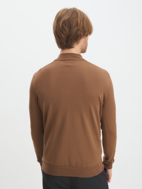 Мужской джемпер MAISON DAVID, Артикул 2023-034, коричневый | 3804485. Ракурс 4