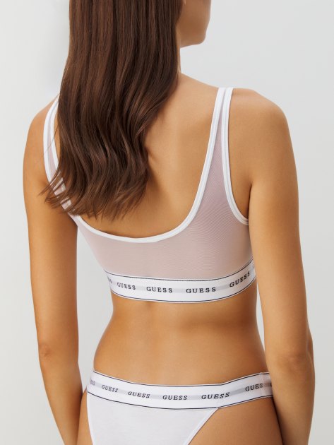 Женский бюстгальтер GUESS CARRIE BRALETTE, Артикул O97C04KBBU1, белый | 3807053. Ракурс 3