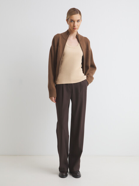 Женская майка CALZETTI KATERINA-2, Артикул KATERINA-2, бежевый | 3809662. Ракурс 2