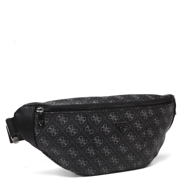 Мужская поясная сумка GUESS TORINO MEDIUM BUM BAG, Артикул HMEVZLP3431, черный | 3810169. Ракурс 2