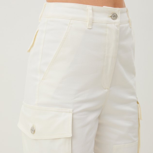 Женские брюки карго MO5CH1NO JEANS, Артикул 0333 P, белый | 3810305. Ракурс 3 Женские брюки карго MO5CH1NO JEANS, Артикул 0333 P, белый | 3810305. Ракурс 3