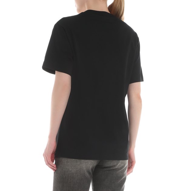 Женская футболка MO5CH1NO JEANS, Артикул 0709, черный | 3810319. Ракурс 4