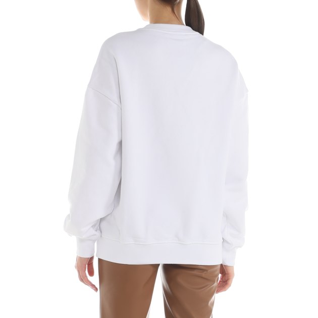 Женский свитшот MO5CH1NO JEANS, Артикул 1712, белый | 3810333. Ракурс 4