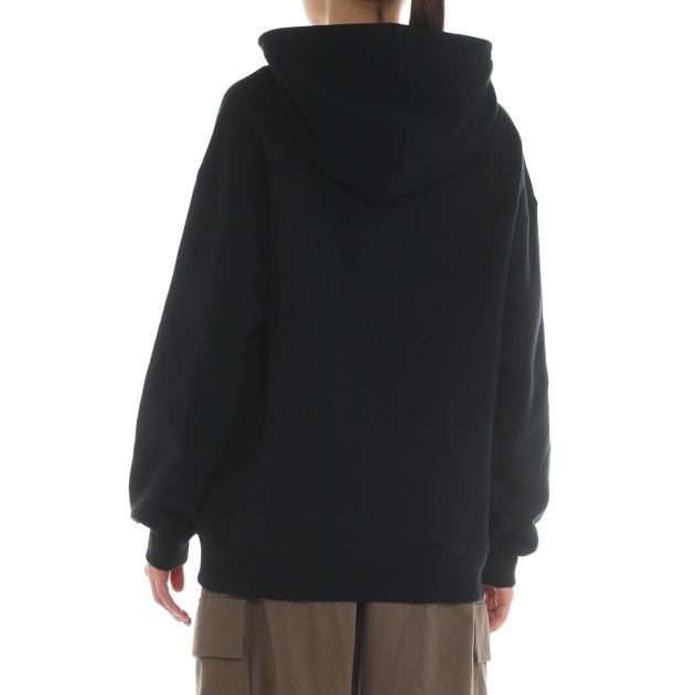 Женское худи MO5CH1NO JEANS LOGO EMBROIDERY, Артикул 1716 P, черный | 3810337. Ракурс 4