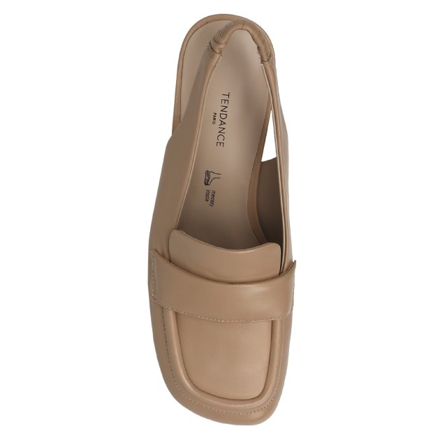 Женские туфли с открытой пяткой (слингбэк) TENDANCE, Артикул GLC3883-01, бежевый | 3811465. Ракурс 2