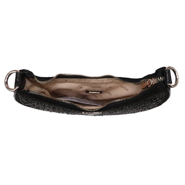 Женская сумка  GUESS LUA SMALL HOBO, Артикул HWEG9205010, черный | 3811884. Ракурс 5
