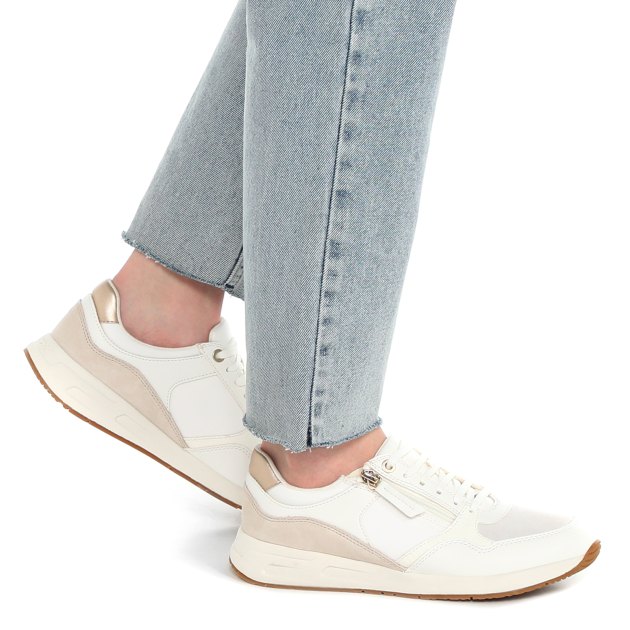 Женские кроссовки GEOX D BULMYA, Артикул D36NQB, молочно-белый | 3812037. Ракурс 4