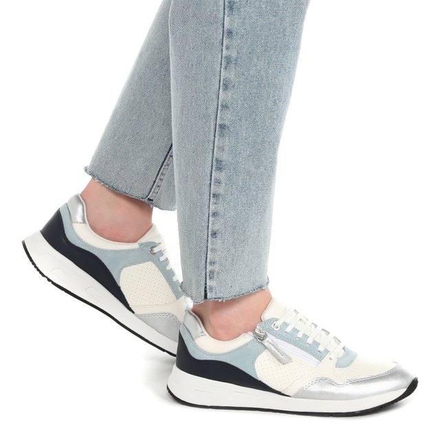 Женские кроссовки GEOX D BULMYA, Артикул D36NQB, молочно-белый | 3812040. Ракурс 4