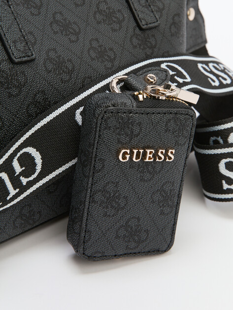 Женский тоут GUESS LATONA MINI TOTE, Артикул HWSG9211750, темно-серый | 3815280. Ракурс 4
