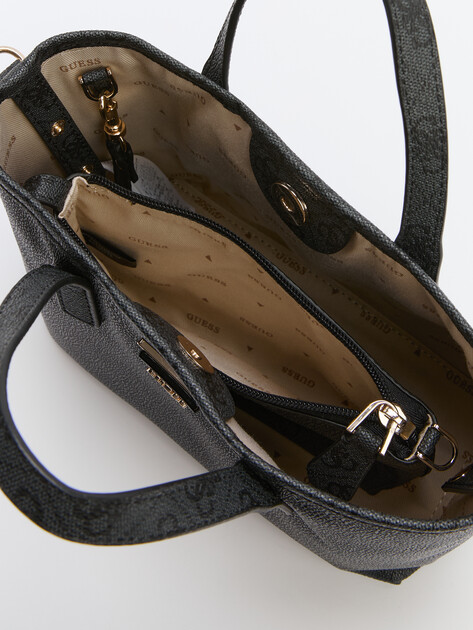 Женский тоут GUESS LATONA MINI TOTE, Артикул HWSG9211750, темно-серый | 3815280. Ракурс 6