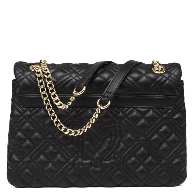 Женская сумка  LOVE MOSCHINO QUILTED BAG, Артикул JC4014PP SS24, черный | 3815395. Ракурс 3