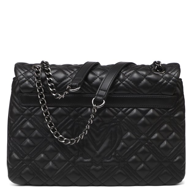 Женская сумка на плечо LOVE MOSCHINO QUILTED BAG, Артикул JC4014PP SS24, черный | 3815396. Ракурс 4