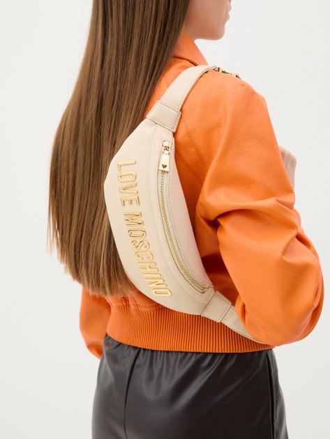 Женская поясная сумка LOVE MOSCHINO BOLD LOVE, Артикул JC4195PP SS24, светло-бежевый | 3815544. Ракурс 2 Женская поясная сумка LOVE MOSCHINO BOLD LOVE, Артикул JC4195PP SS24, светло-бежевый | 3815544. Ракурс 2
