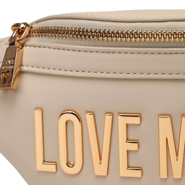 Женская поясная сумка LOVE MOSCHINO BOLD LOVE, Артикул JC4195PP SS24, светло-бежевый | 3815544. Ракурс 4