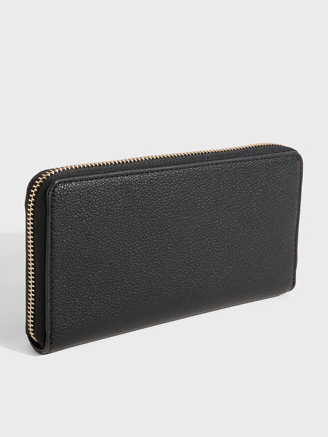 Женский кошелёк LOVE MOSCHINO SLG SIGNATURE, Артикул JC5700PP FW23, черный | 3815591. Ракурс 3