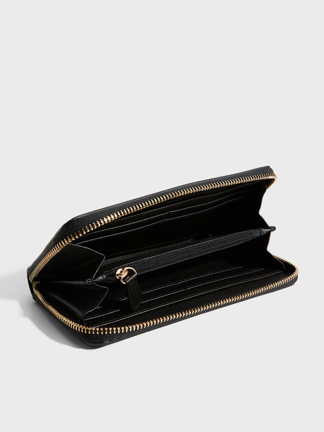 Женский кошелёк LOVE MOSCHINO SLG SIGNATURE, Артикул JC5700PP FW23, черный | 3815591. Ракурс 4