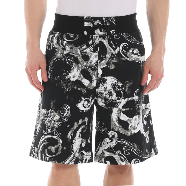 Мужские шорты VERSACE JEANS COUTURE, Артикул 76GAD3B0, черный | 3818651. Ракурс 3
