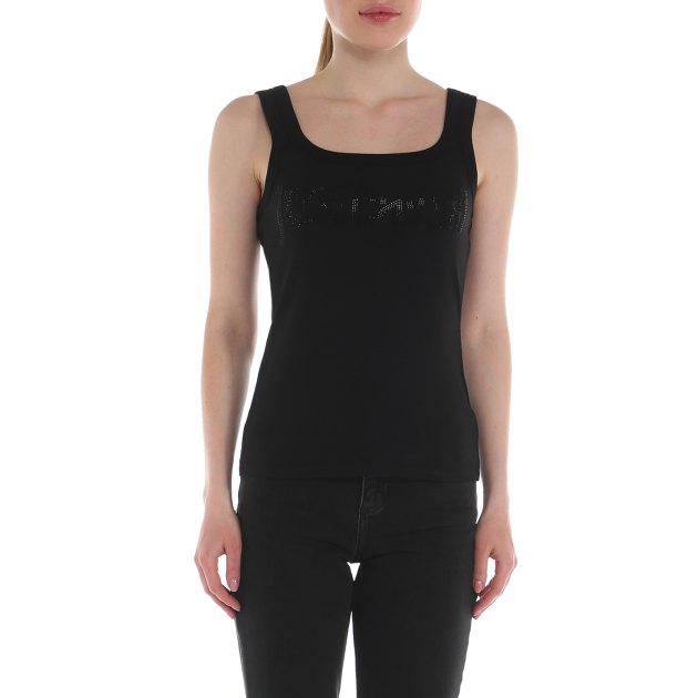 Женская майка JUST CAVALLI, Артикул 76PAME03, черный | 3819775. Ракурс 2