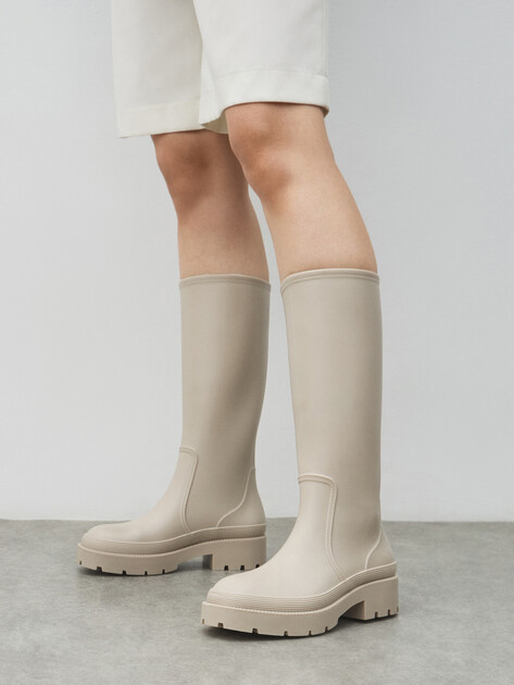 Женские резиновые сапоги TENDANCE, Артикул G3-3F2303033, молочно-бежевый | 3820008. Ракурс 6