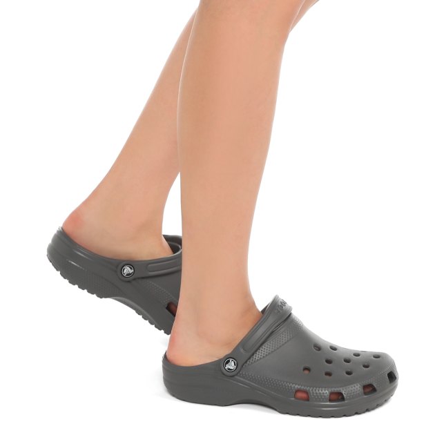 Сланцы CROCS CLASSIC CLOG, Артикул 10001, серый | 3823145. Ракурс 4