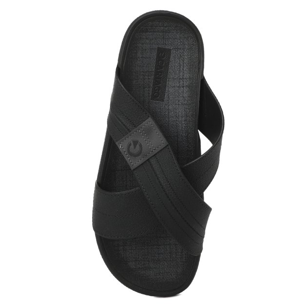 Мужские сланцы CARTAGO DAKAR SLIDE AD, Артикул 11606, черный | 3823729. Ракурс 2