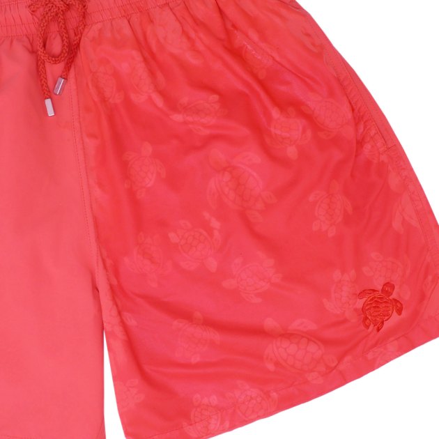 Мужские купальные шорты с проявляющимся рисунком MAISON DAVID, Артикул MLS230425, красный | 3824002. Ракурс 5