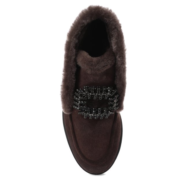 Женские высокие лоферы LORIBLU, Артикул 6LO126, темно-коричневый | 3824402. Ракурс 2