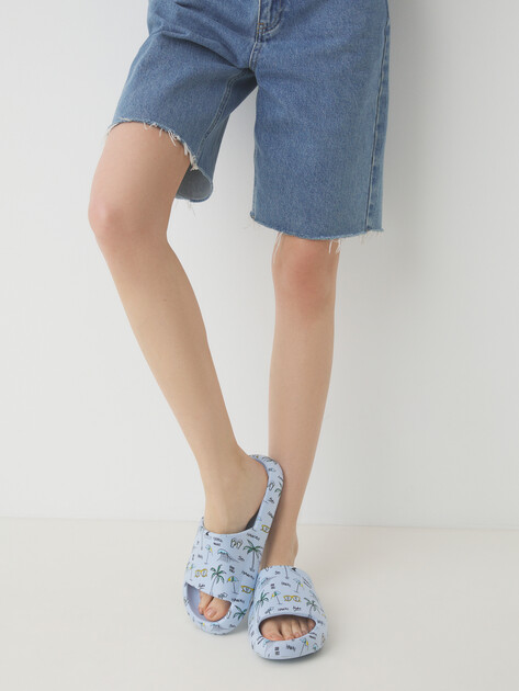 Женские сланцы TENDANCE, Артикул YS-L005, светло-голубой | 3824712. Ракурс 2 Женские сланцы TENDANCE, Артикул YS-L005, светло-голубой | 3824712. Ракурс 2